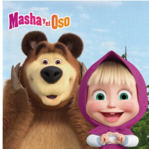 Guardanapos Masha e Urso 20unid