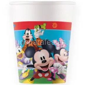Copos Mickey papel 8unid