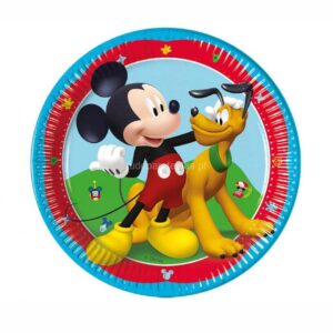Pratos Mickey 20cm 8unid