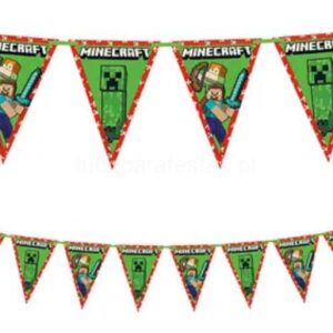 Bandeira Triangular MineCraft 2,3m