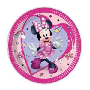 Pratos Minnie Junior 20cm 8unid