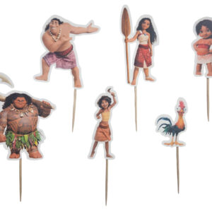 Toppers Mini Moana 6unidades