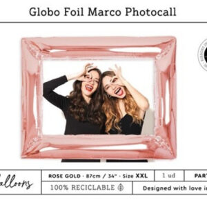 Balão Moldura Rose Gold 87cm