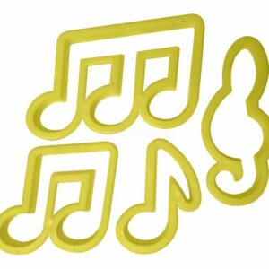 Cortadores Notas Musicais 4unid
