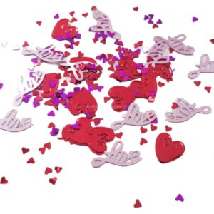 Confettis Corações e Love 14g