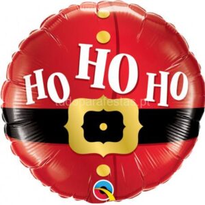 Balão Natal HoHoHo 45cm