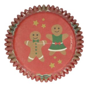 Formas Cupcakes Boneco Gengibre 48unid