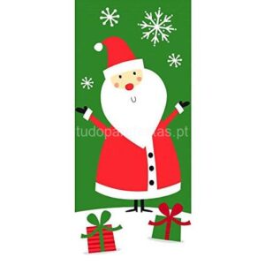 Saco Celofane Pai Natal 20unid
