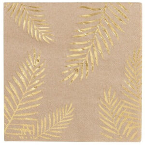 Guardanapos Folhas Ouro 20unid