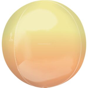 Balão Esférico Amarelo e Laranja 40cm