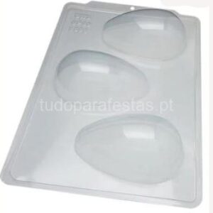 Molde Ovo Chocolate 250g 3partes