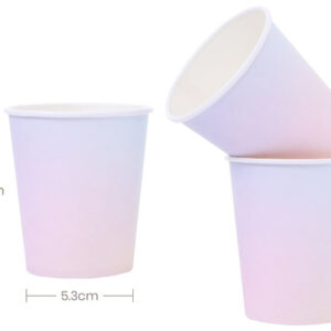 Copos Cores Pastel 6unid