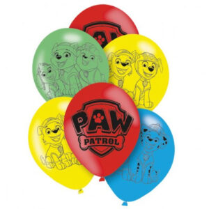 Balão Látex Patrulha Pata 6unid