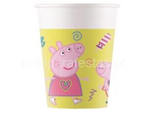 Copos Peppa Pig 8unid
