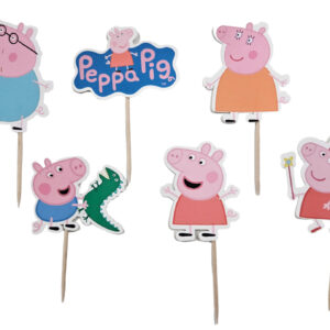 Toppers mini Peppa 6unid