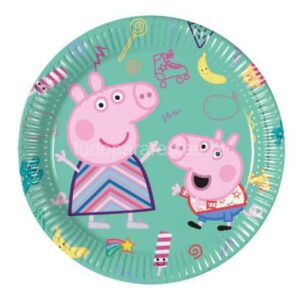 Pratos Peppa Pig 20cm 8unid
