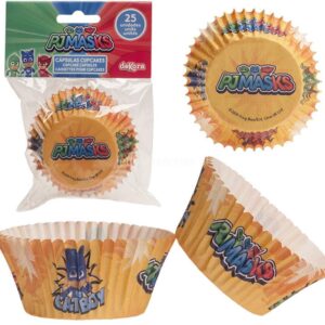 Formas Cupcakes PJ Masks 25unid