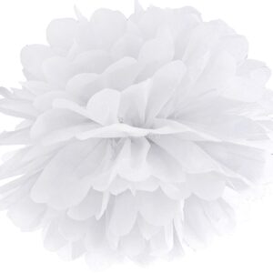 Pompom Branco 35cm