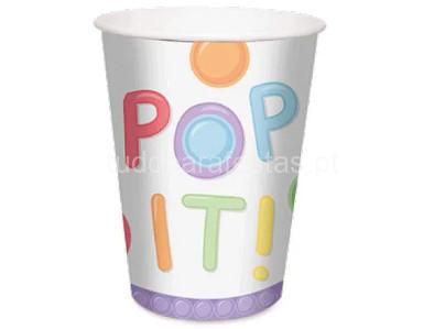 Copos Pop It 8unid
