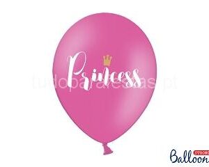 Balão Látex Princess rosa