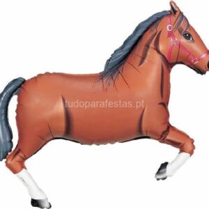 Balão Cavalo Castanho Escuro 100cm