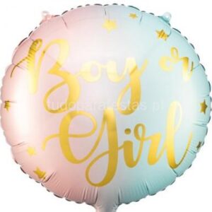 Balão Revelação Boy or Girl 35cm