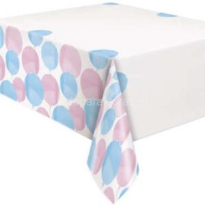 Toalha Balões Rosa e Azul 1,37x2,13m