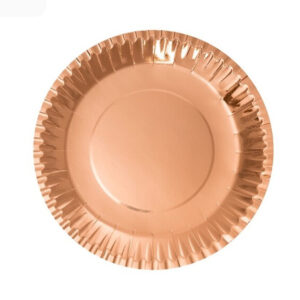 Pratos Rose Gold 18cm 12unid