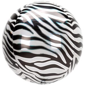 Balão Esférico Zebra 40cm