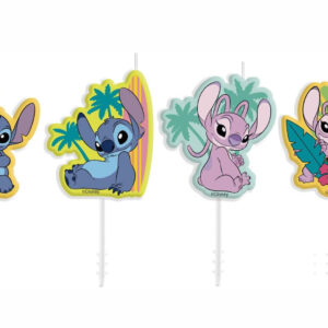 Velas Stitch e Angel 4unid