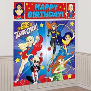 Cenário Super Heroinas 5pcs