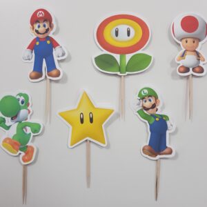 Palitos Super Mario 6unid