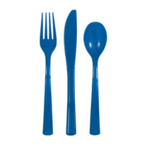 18 Talheres Azul