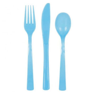18 Talheres Azul Claro