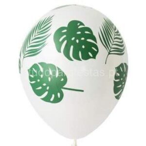 Balão Látex Folhas Tropicais 5unid