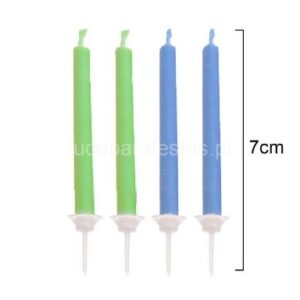 Velas com Chama da Cor da Vela 12unid