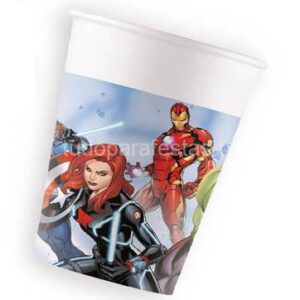 Copos Vingadores papel 8unid