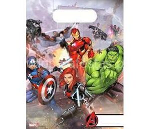 Saco Brinde Vingadores 6unid