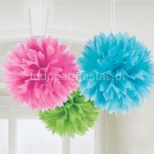 Pompons/Lanternas/Rosetas